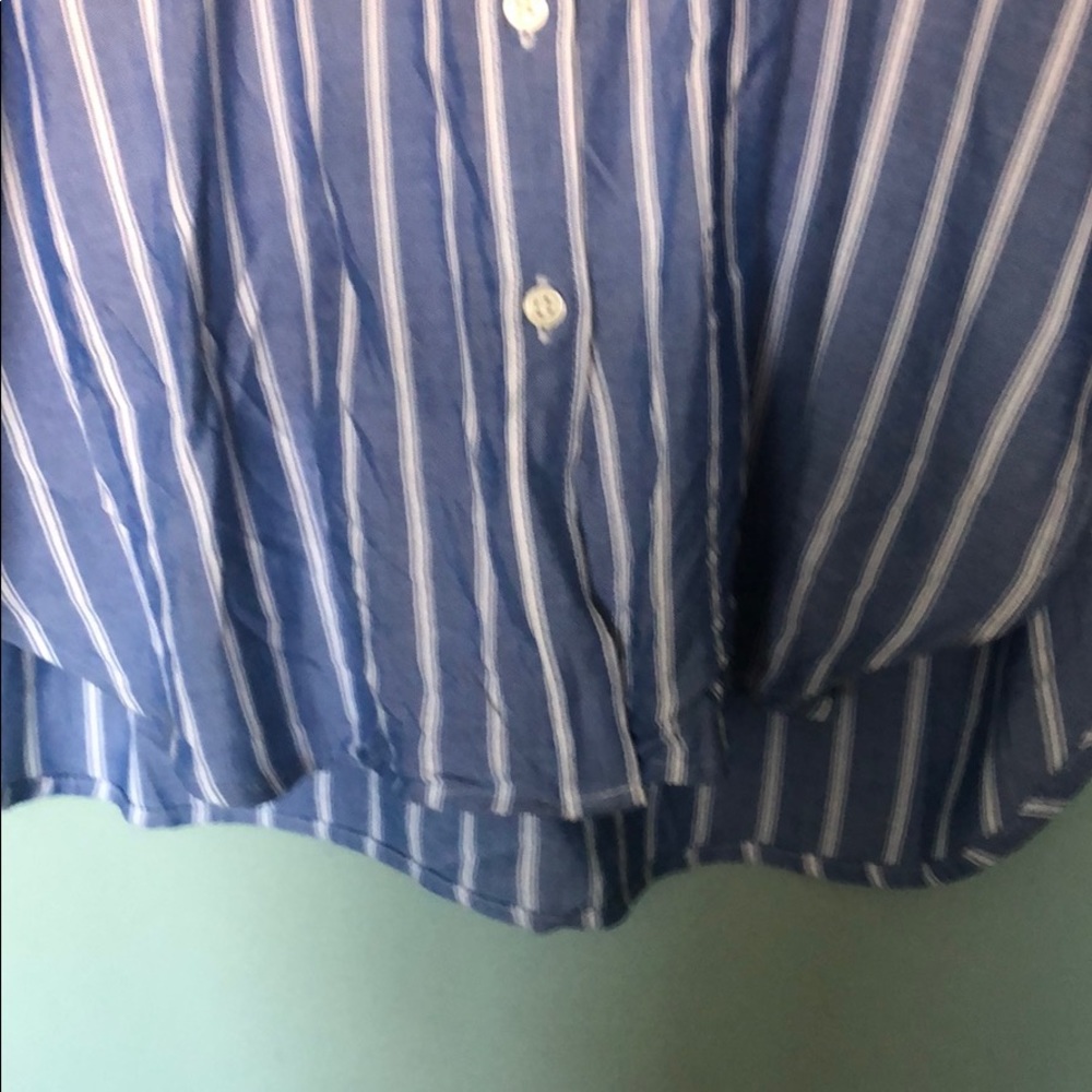 Loft Button Down Striped Shirt - image 3